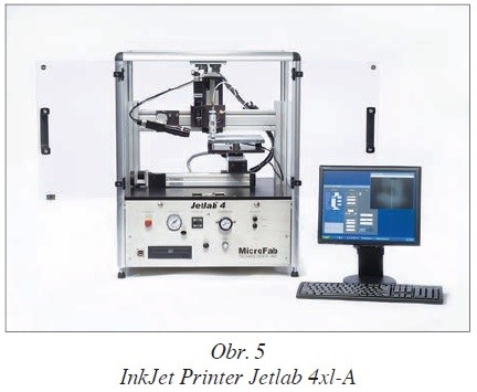 Obr. 5 InkJet Printer Jetlab 4xl-A